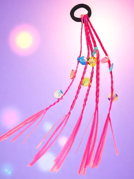 Royalfashion Codițe Clip-in cu Scoici pe Benzi Elastice