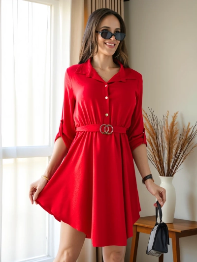 Royalfashion Rochie elegantă pentru femei, până la genunchi