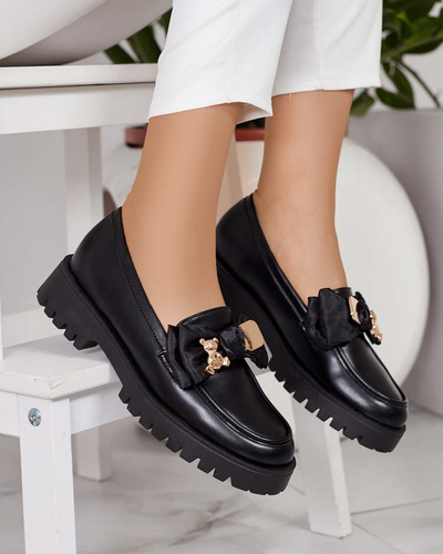 Royalfashion Mocasini de damă cu fundiță Mantarme