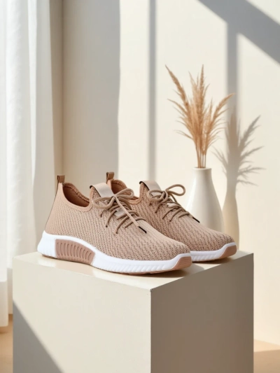 Royalfashion Pantofi sport din material pentru femei Vobbu
