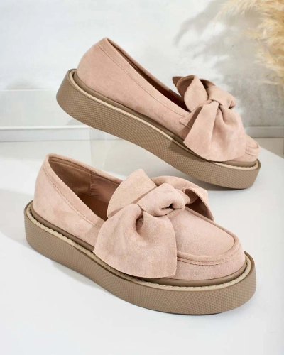 Royalfashion Pantofi jumătăți de damă cu fundiță Eriz