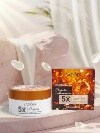 Plasturi cu Gel pentru Ochi cu cofeină - reduc semnele de oboseală