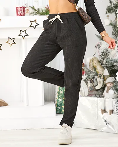 Royalfashion Pantaloni de trening pentru femei plus size