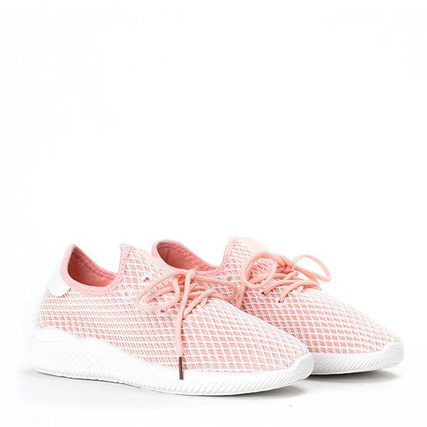 Sportowe buty w kolorze różowo - pomarańczowym Kaylee - Obuwie