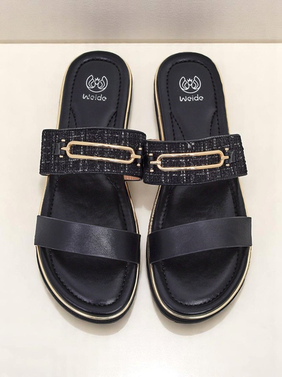 Royalfashion Papuci dama cu talpa joasa Mamma