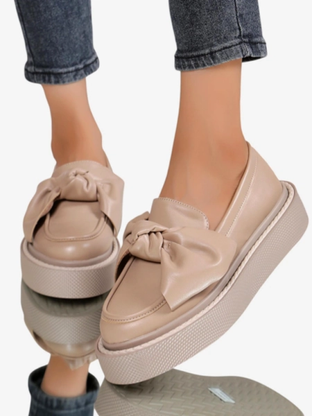 Mocasi elegante pentru femei Royalfashion cu fundiță Ortto