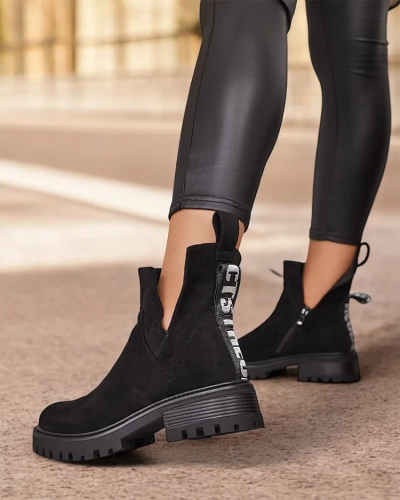 Royalfashion Cizme de damă cu decupaj Gorgie
