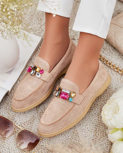 Royalfashion Mocasini de damă traforați Mettele