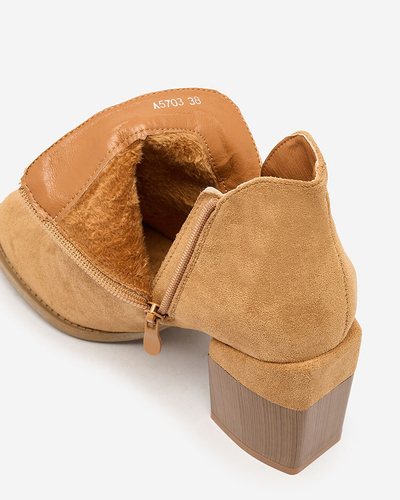 Royalfashion Cizme stiletto Ricteas pentru femei Camel