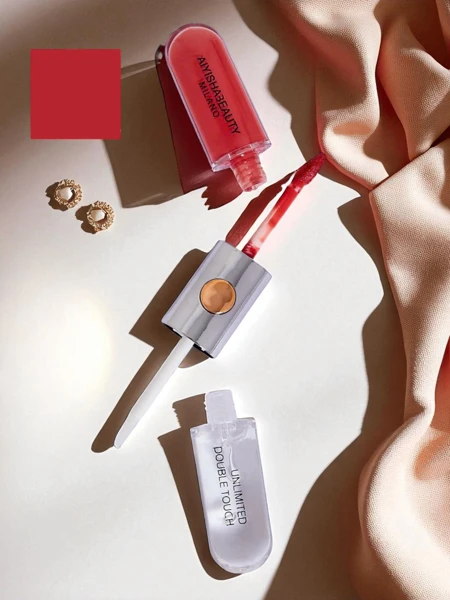 Ruj și luciu de buze 2-în-1 Stay Curious