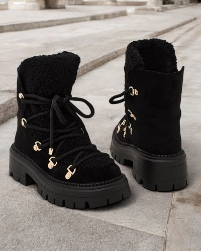 Royalfashion Lozin lace-up cizme de zăpadă pentru femei