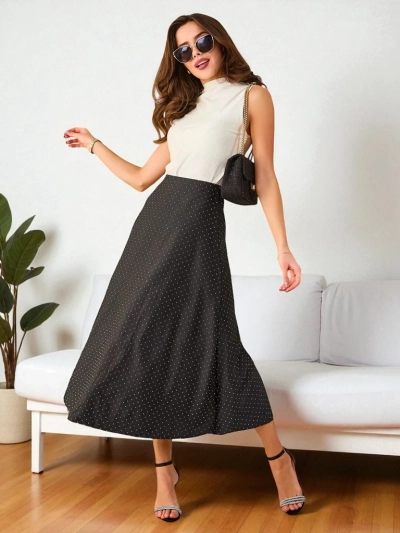 Fusta midi pentru femei Royalfashion