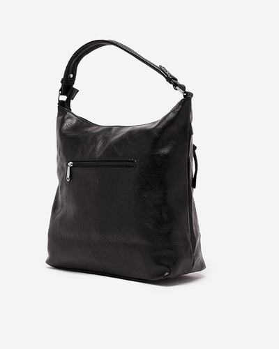 Royalfashion Geantă de mână mare pentru femei în negru