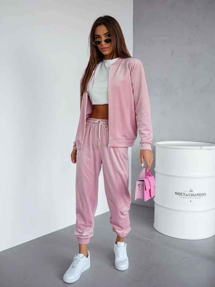 Royalfashion Compleu de trening din velur pentru femei