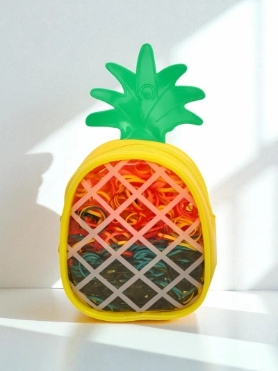 Royalfashion Wielokolorowe gumeczki silikonowe Ananas