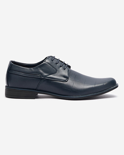 Pantofi Elfobs eleganți de bărbați Elfobs albastru marin- Încălțăminte