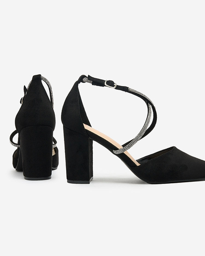 Royalfashion Pantofi de damă Briticca cu zirconiu