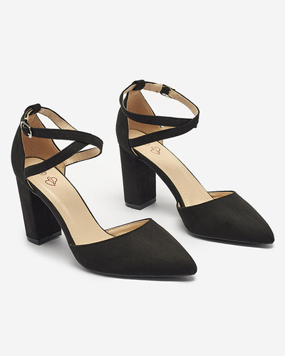 Pantofi negri de damă pe post de pantofi Amagy- Footwear