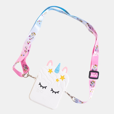 Geantă albă de unicorn cu unicorn - Genți de mână