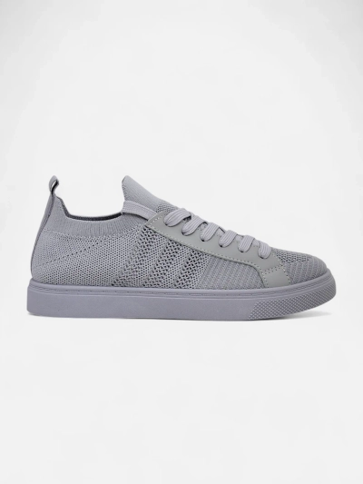 Adidași Gri Androsia – Pantofi sport stilați, plați, pentru vară și primăvară