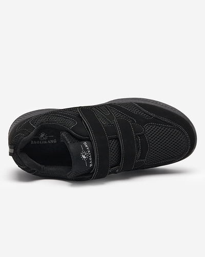 Pantofi negri Beniros Velcro pentru bărbați - Încălțăminte