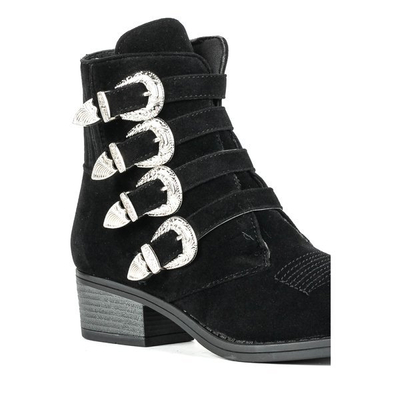 Cizme negre pe stâlpul Grand Grand - Încălțăminte