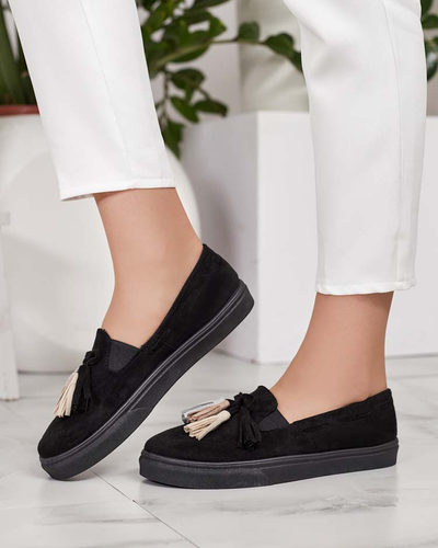 Royalfashion Mocasini de damă cu ciucuri Bererto