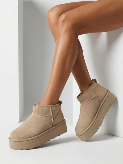 Royalfashion Cizme scurte pentru femei a'la cizme de zăpadă Ozozi