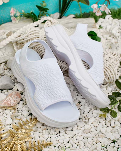 Royalfashion Sandale de damă cu fețe Viss