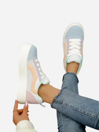 Sneakers de sport pentru femei Royalfashion pe o platformă Ensis
