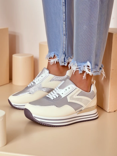 Pantofi sport Royalfashion pentru femei cu sclipici Borovis