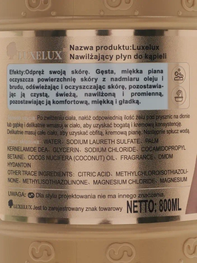 Gel de duș Luxelux Bright Embellish 800 ml