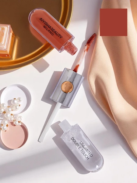 Ruj și Luciu de Buze Transparent 2-în-1 Soft Blush