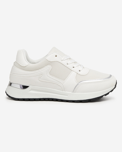 OUTLET Pantofi sport dama albi pastel de la Delani - Incaltaminte
