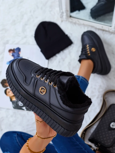 Royalfashion Adidași călduroși de damă cu blană Rozit