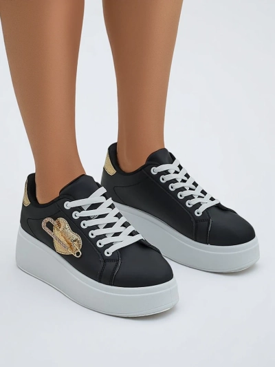 Royalfashion Adidași cu platformă pentru femei Lovig