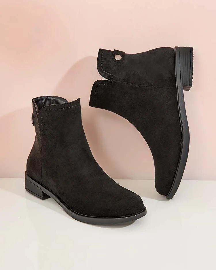 Royalfashion Cizme Dovilla din piele întoarsă eko pentru femei