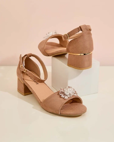 Royalfashion Sandale pentru femei Voleso rhinestone