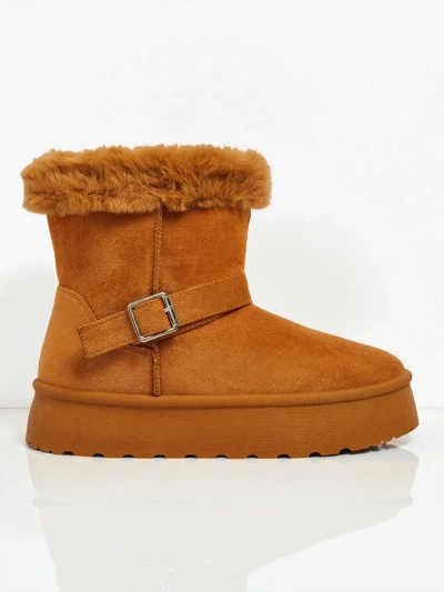 Royalfashion Krótkie buty a'la śniegowce damskie Myrelle