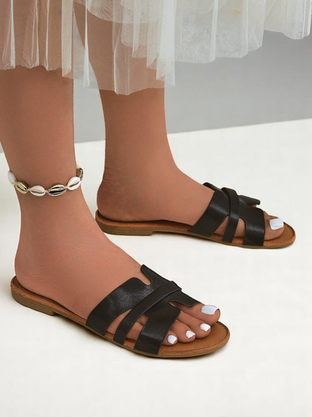 Royalfashion Papuci de damă cu talpă joasă Livia Soft