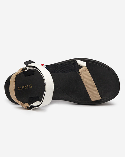 Icon Sandale de damă din țesătură albă Ojo- încălțăminte