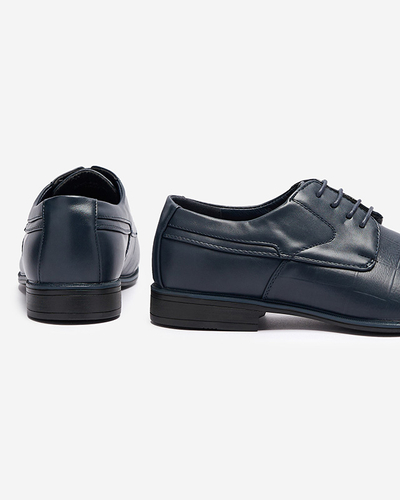 Pantofi Elfobs eleganți de bărbați Elfobs albastru marin- Încălțăminte