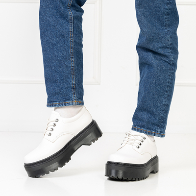 OUTLET Pantofi pentru dama alb mat Diozzy - Incaltaminte