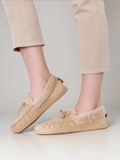 Mocasini pentru femei Royalfashion cu blană Ahtikes