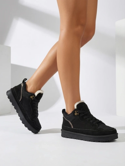 Adidași de Damă Diana Negri din Piele de Căprioară Confortabili pentru Iarnă