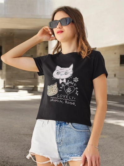 Royalfashion Bluza din bumbac pentru femei