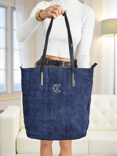 Geantă de damă shopper Caryenne din piele ecologică întoarsă