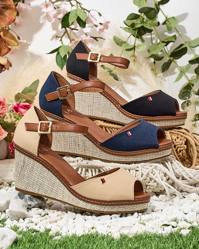 Royalfashion Sandale cu toc Temene pentru femei