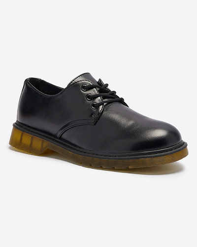 Pantofi jumătăți de damă negri Heloso- Footwear