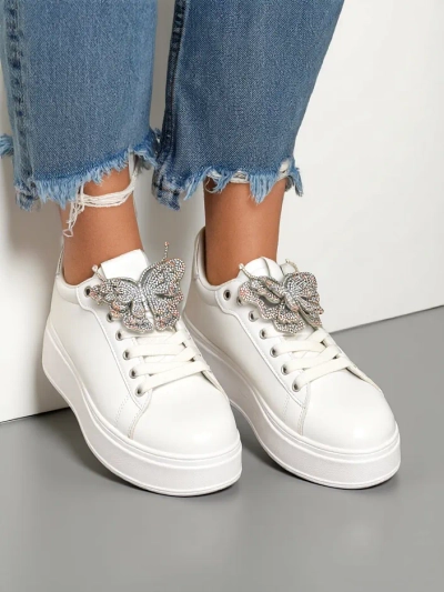 Sneakeri Platformă Royalfashion pentru Femei cu Fluture Obellay